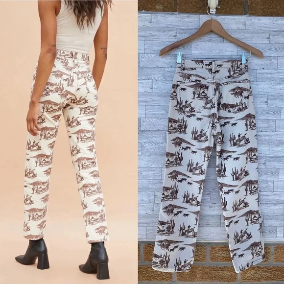 Reformation Sonora high-waisted straight jeans size 23 - Picture 4 of 15